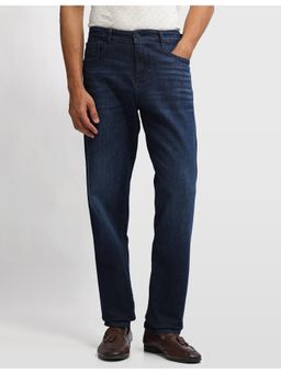 Arrow Newyork - Blue Men Bronx Regular Fit Whiskered Jeans