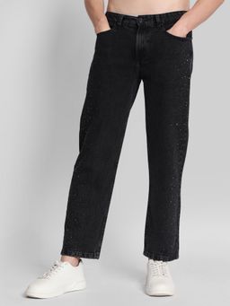 Bene Kleed - Men Black Denim Basic Along With Coin Pocket Jeans