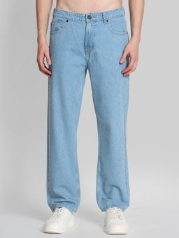 Bene Kleed - Men Blue Solid Denim Basic Along With Coin Pocket Jeans