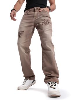 WROGN - Distressed Apex Brown Jeans