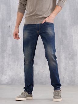 WROGN - Men Blue Casual Slim Fit Jeans