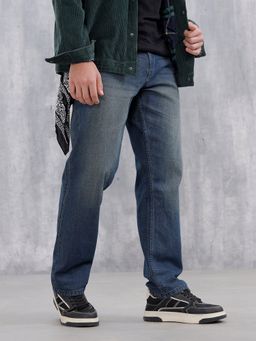 WROGN - Blue Men Casual Anti Fit Jeans