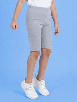 KiddoPanti - Girls Knee Length Cycling Shorts