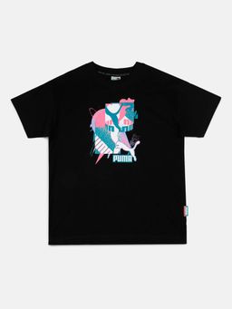 Puma - Fandom Boys Black T-shirts