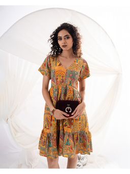FREO - Yellow Amber Bloom Dress