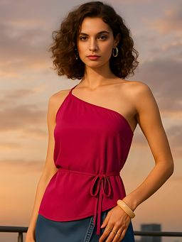 Don’t be basic - Solid Magenta Top