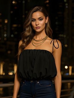 Don’t be basic - Solid Black Top