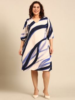 THE PINK MOON - White Knee Length Dress