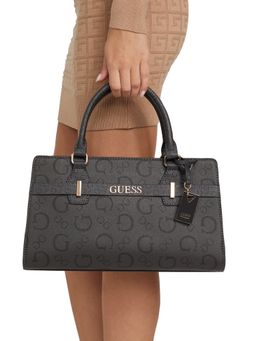 Guess - Eldoria Women Zip Satchel Bag Black