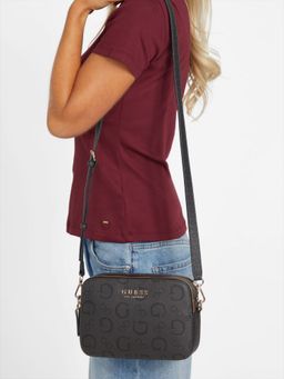 Guess - Eldoria Women Zip Sling Bag Grey
