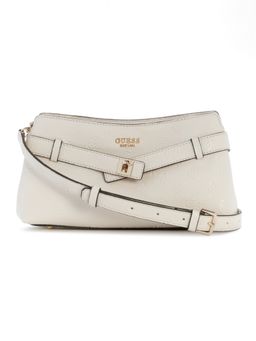 Guess - Ella Women Snap Button Sling Bag Grey