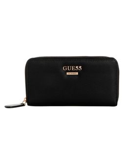 Guess - Tyra Women Zip Around Wallet Black