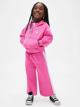 GAP - Girls Solid Pink Zipper Co-Ord Set
