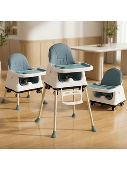 StarAndDaisy - Feeding Chair with 4 in-1 Multifunctions High Chair (Blue)-5-6 Months