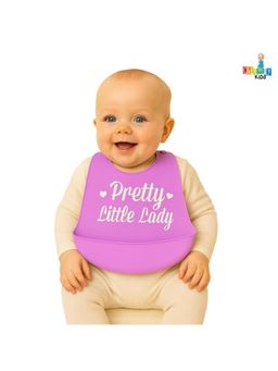 Chinmay Kids - Unisex Silicone Baby Bib for Feeding & Weaning-Purple-12-18 Months