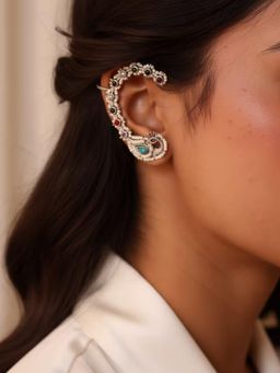 BINNI - Floral Mirage Peacock Earrings