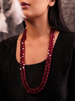 BINNI - Ruby Layered Necklace