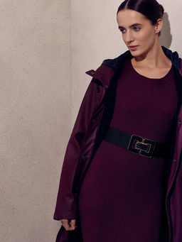 VERO MODA - Black Stretchable Wide Waist Belt