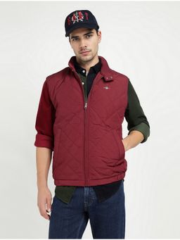 GANT - Men's Maroon Quilted Jacket