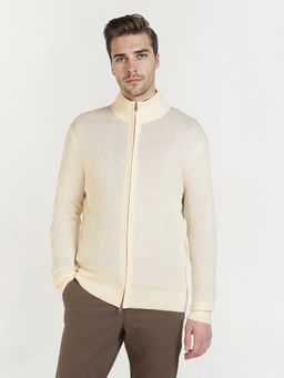 GANT - Men's Cream Textured Sweater