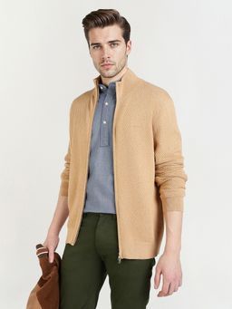 GANT - Men's Beige Textured Sweater