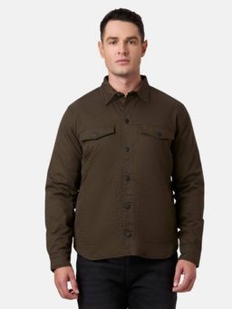 Pepe Jeans - Brown Solid Men's Jacket