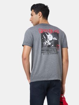 Pepe Jeans - Grey Pure Cotton Crew Neck Men's T-Shirt