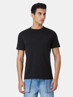 Pepe Jeans - Black Crew Neck Pure Cotton Men's T-Shirt