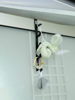 Kuber Industries - 5-Level Cloth Holder Black