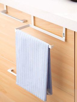 Kuber Industries - Wall Mounted Napkin Holder For Bathroom White