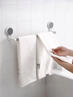Kuber Industries - Towel Bars | Towel Cloth Hanger White