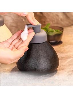 Kuber Industries - Liquid Soap, Handwash Soap, Soap Dispenser for Wash Basin |360 ml | Black