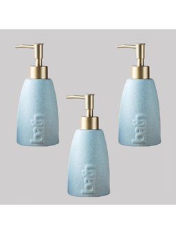 Kuber Industries - Liquid Soap Dispenser | Handwash Soap Dispenser | 3 Piece | 320 ml | Blue