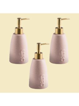 Kuber Industries - Liquid Soap Dispenser | Handwash Soap Dispenser |3 Piece 320 ml | Pink
