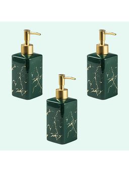 Kuber Industries - Liquid Soap Dispenser | Handwash Soap Dispenser | 3 Piece | 320 ml | Green