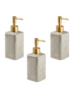 Kuber Industries - Liquid Soap Dispenser | Handwash Soap Dispenser | 3 Piece | 320 ml | Gray