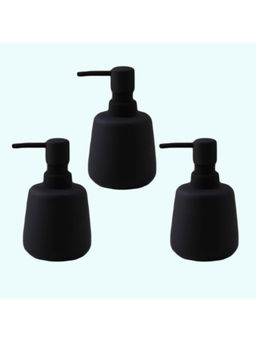 Kuber Industries - Liquid Soap & Handwash Soap Dispenser 3 Piece 260 ml JY00159BK Black