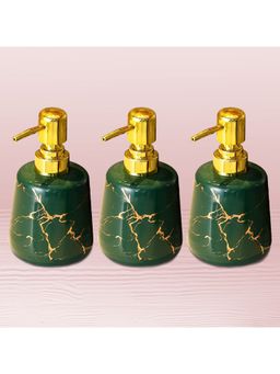 Kuber Industries - Liquid Soap & Handwash Soap Dispenser 3 Piece 260 ml JY00099GN Green