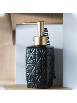 Kuber Industries - Liquid Soap, Handwash Soap, Soap Dispenser for Wash Basin | 310 ML | Black