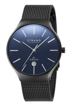 Strand by Obaku - Caspian Blue Dial Quartz Watch For Men (S701GDBLMB)