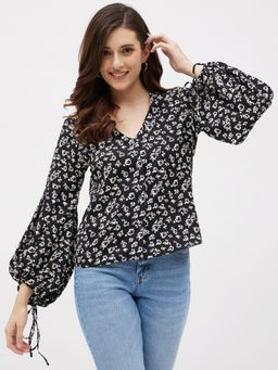 Kibo - Womens Tie Knot Long Sleeve Top