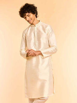 Diwas by Manyavar - Elegant Cream Kurta for Men