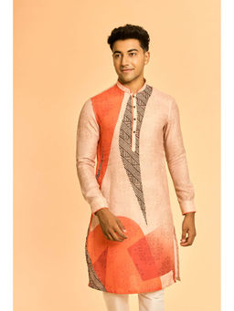 Diwas by Manyavar - Beige Elegance Kurta for Men