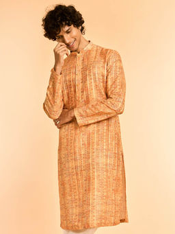 Diwas by Manyavar - Radiant Mustard Festive Kurta for Men
