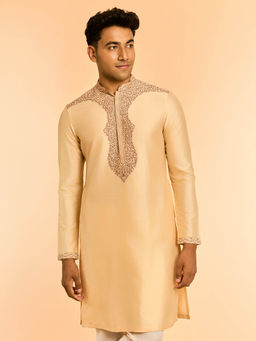 Diwas by Manyavar - Beige Charm Kurta for Men