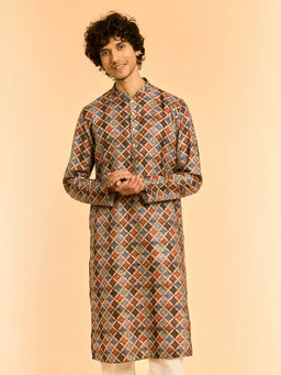 Diwas by Manyavar - Multi-Color Elegance Kurta for Men