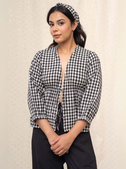 Notch Above - Mali Front Tie Checks Top