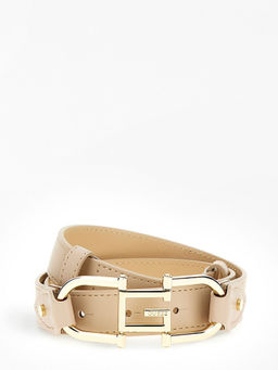Guess - Women Beige Solid Pu Belt