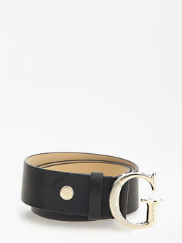 Guess - Women Black Solid Pu Belt