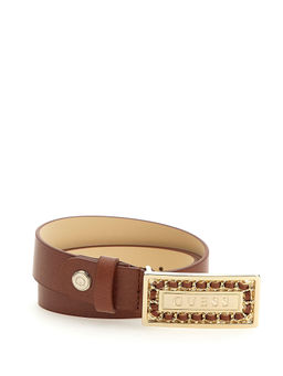 Guess - Women Brown Solid Pu Belt